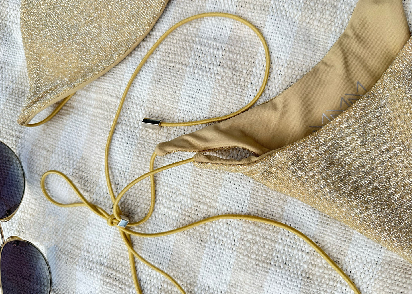 Yellow Gold Cheeky Bottom | Sarong