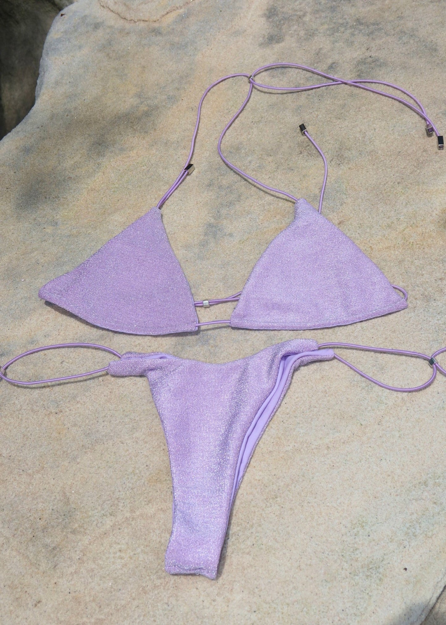 Pastel Purple Bikini Top