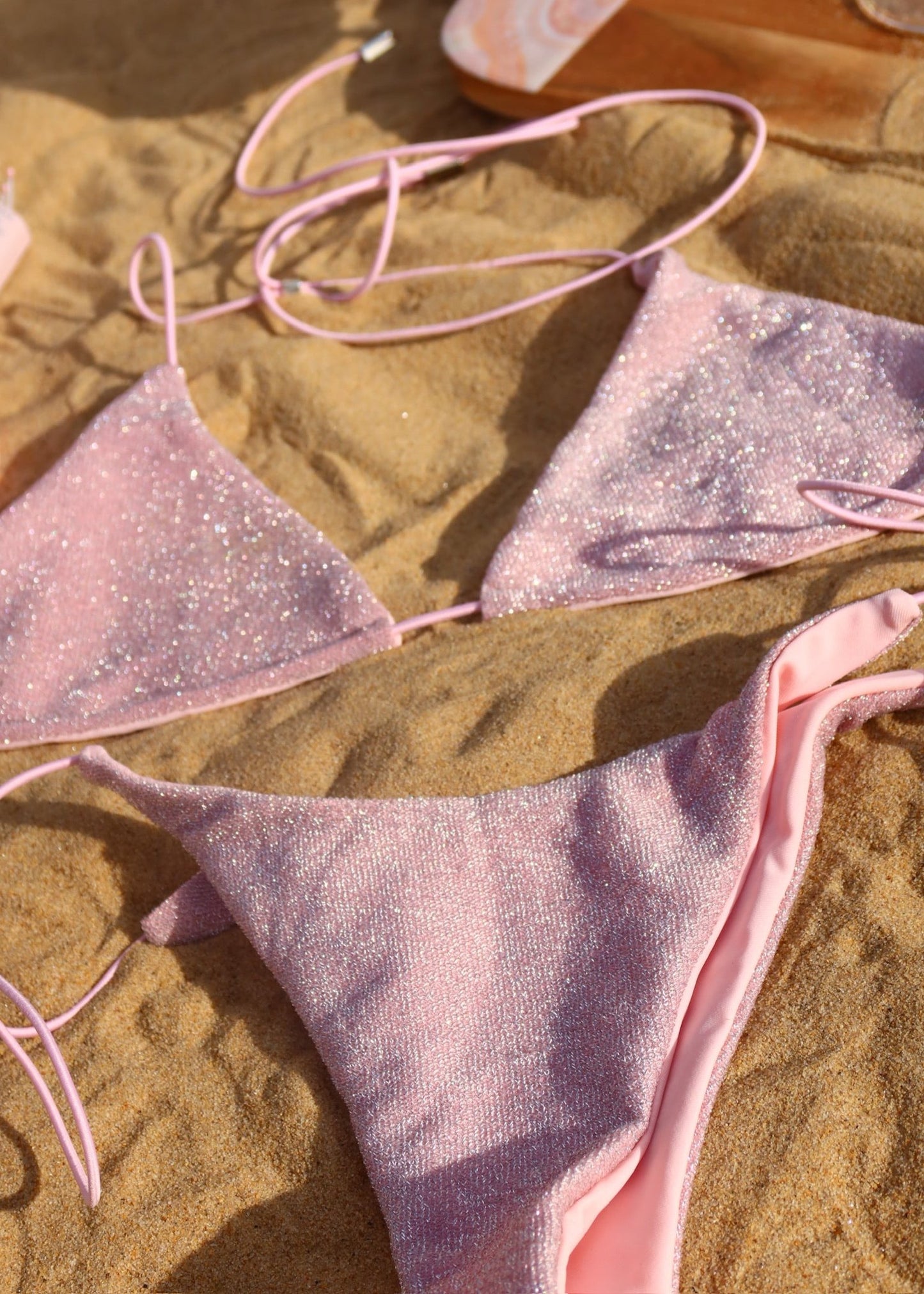 Plush Pink Bikini Top