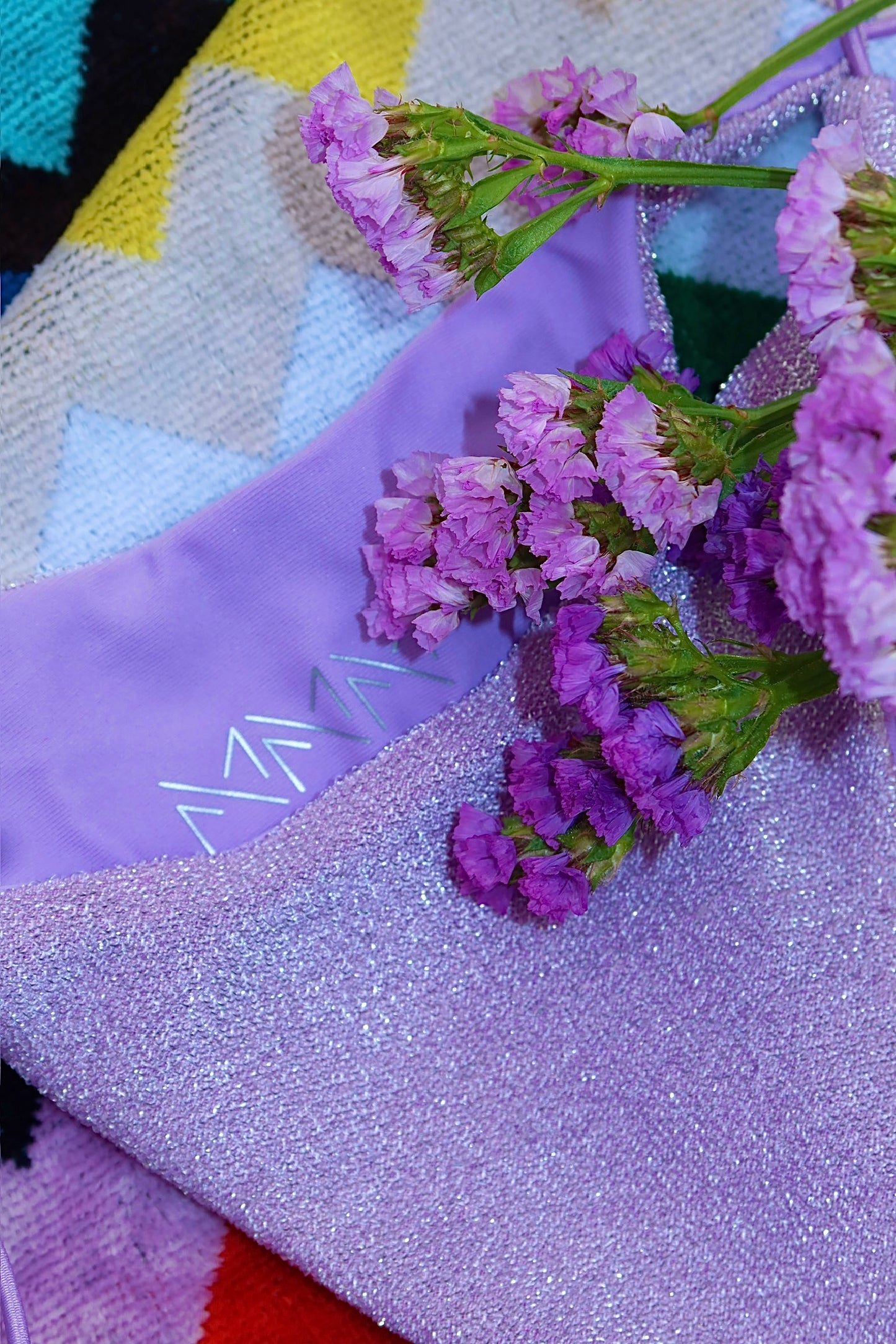 Pretty Purple Cheeky Bikini Bottom | Sarong Separate