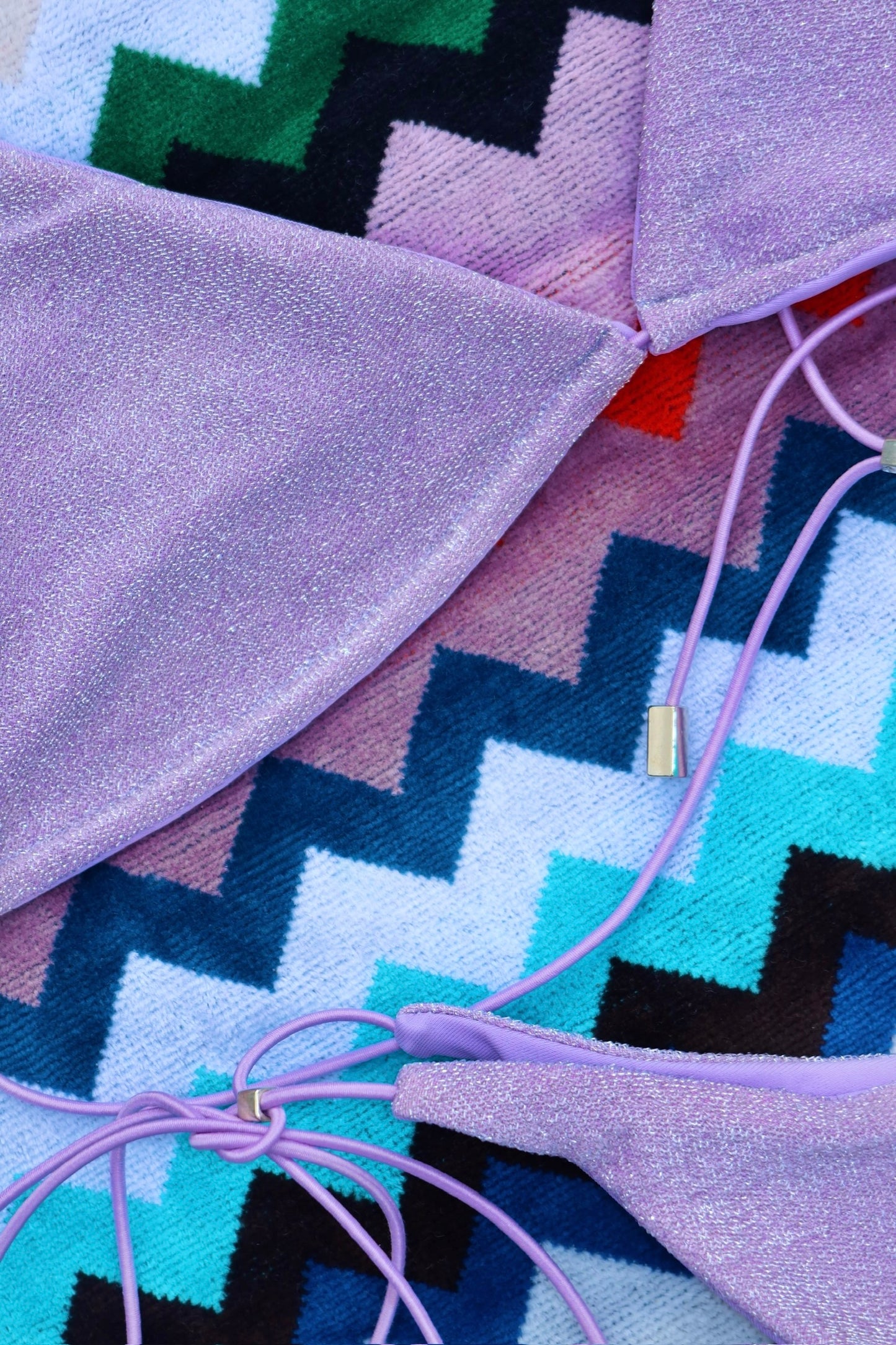 Pastel Purple Bikini Top